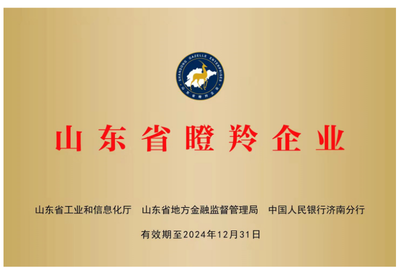 山東省瞪羚企業(yè)